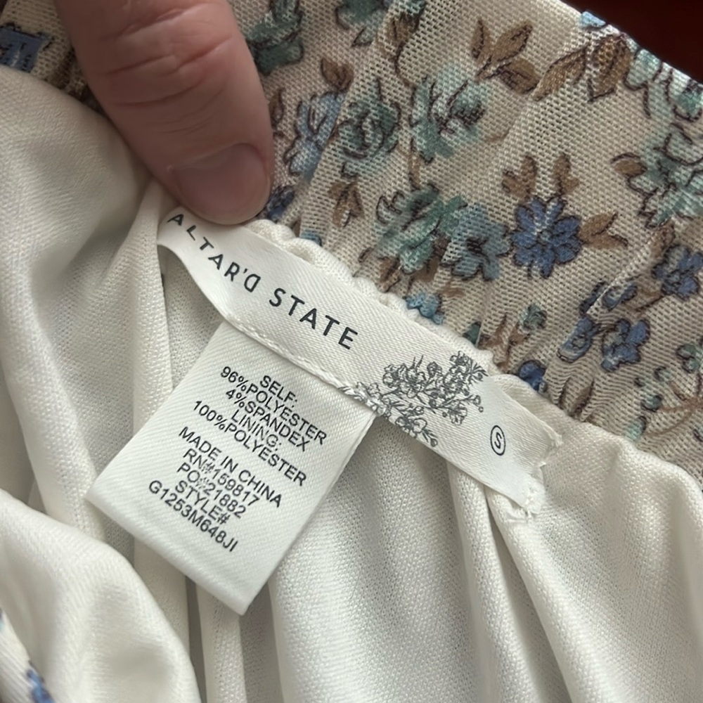 Long flowy skirt from Altar’d state size small.